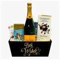 Best Wishes Gift Basket with Veuve Clicquot Champagne