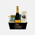 Best Wishes Gift Basket with Veuve Clicquot Champagne