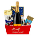 Veuve Clicquot Champagne With Merry Christmas Gift Basket