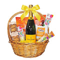 Veuve Clicquot Champagne with Birthday Gift Basket