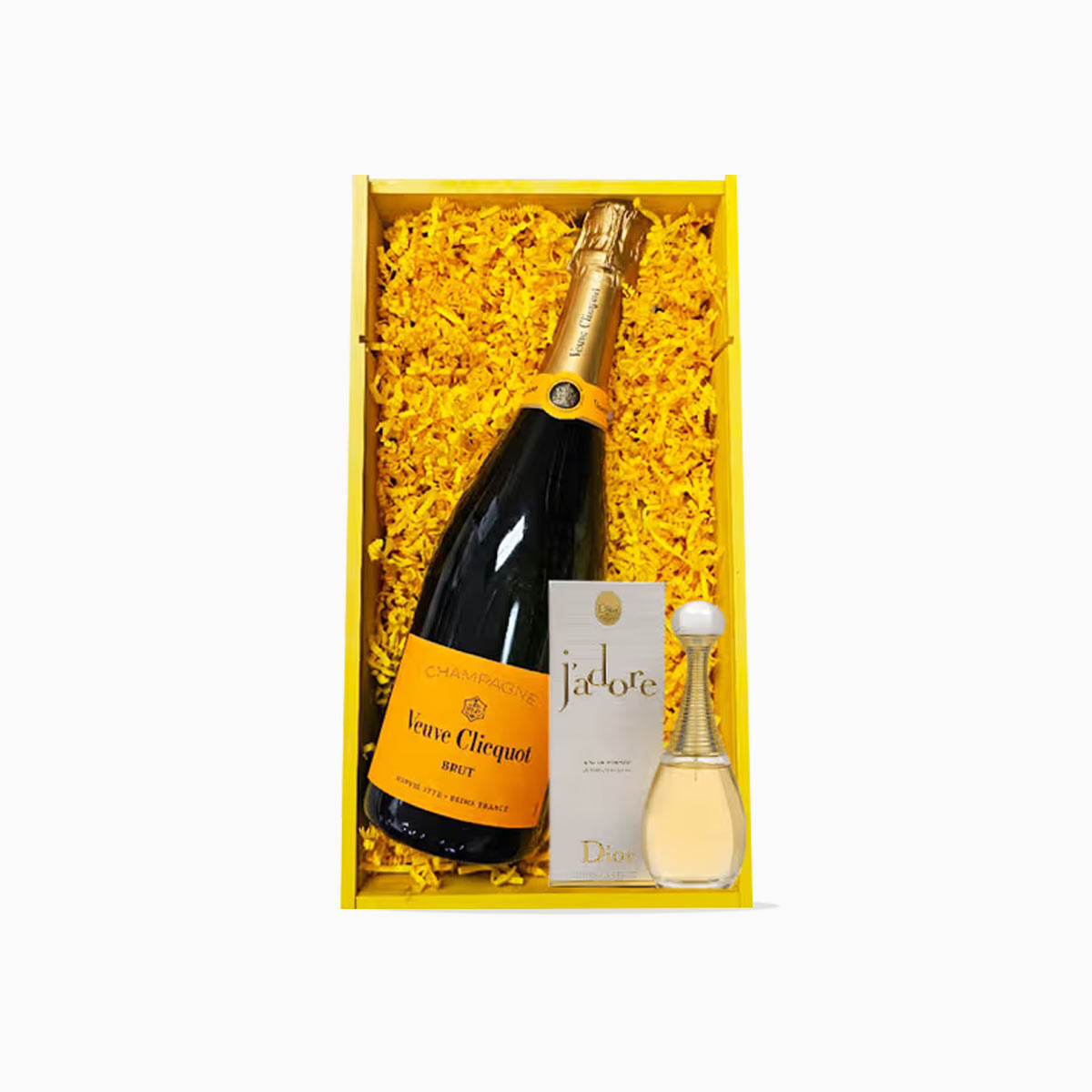 Veuve Clicquot Brut and Dior J'adore Perfume Gift Set
