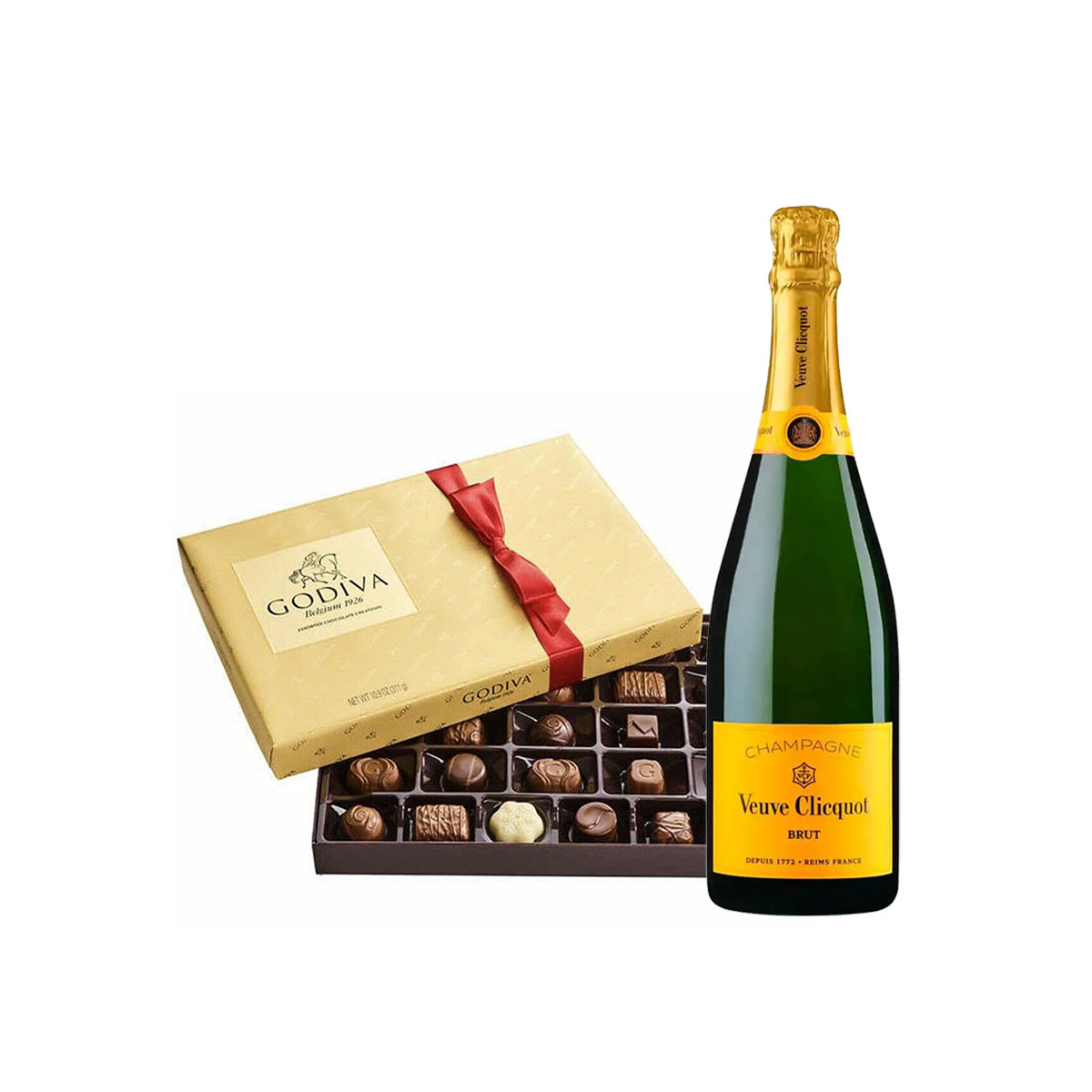 Veuve Clicquot And Godiva 26 Pcs Chocolate Gift Set